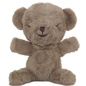 SNOObear White Noise Machine - Cry-Activated Plush Baby Sleep Soother - Cocoa